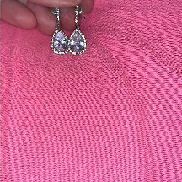 Diamond Dangling Earrings - Picture 4 of 4